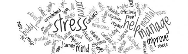 Words related to managing stress effectively.