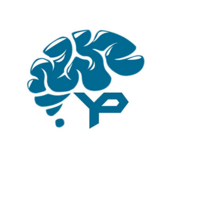 Logo featuring a stylised brain design.
